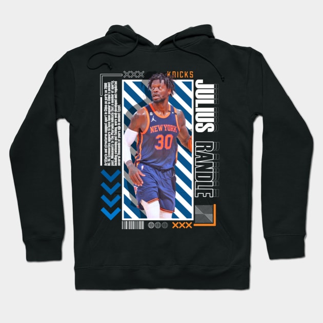 Julius Randle Paper Poster Version 10 Hoodie by art.Hamdan